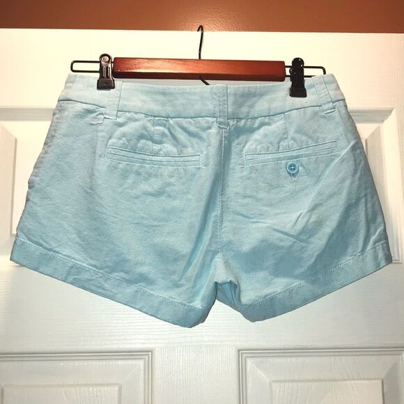 (5/$25) J Crew Factory seafoam shorts, 2 3/4” inseam - Picture 2 of 3